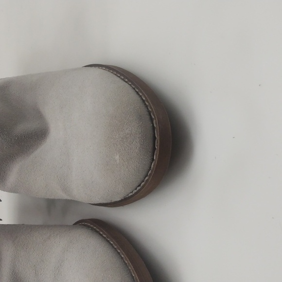 SAM EDELMAN MATHIA IVORY SUEDE BOOTIES SIZE 8 - Picture 4 of 10
